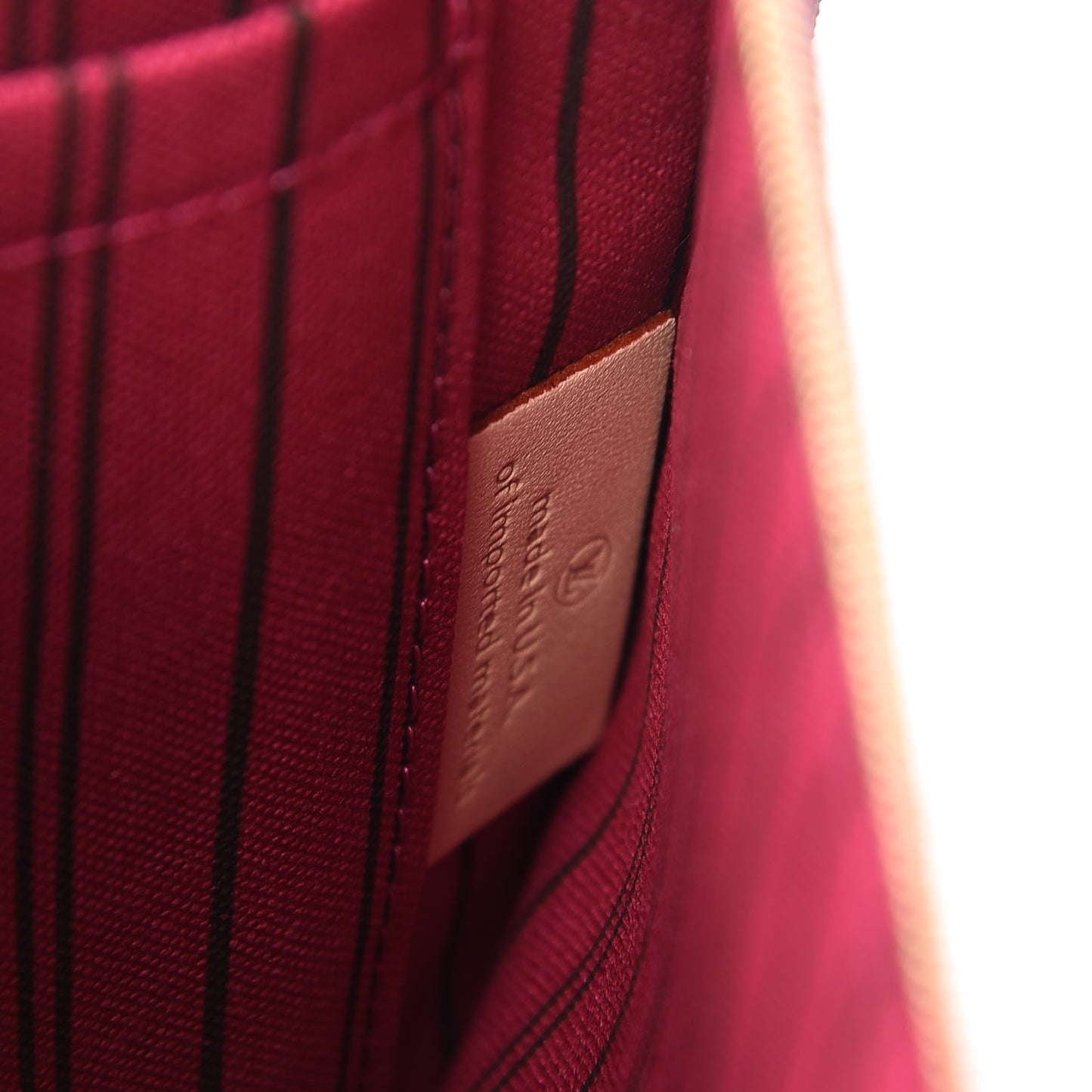 Monogram Neverfull MM GM Pochette Pivoine