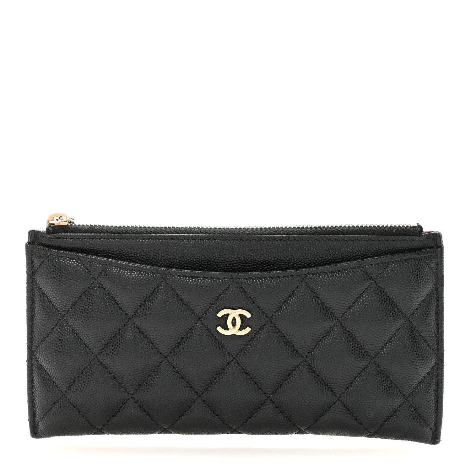 Chanel Caviar Quilted Classic Zip Pouch Black 1 of 8