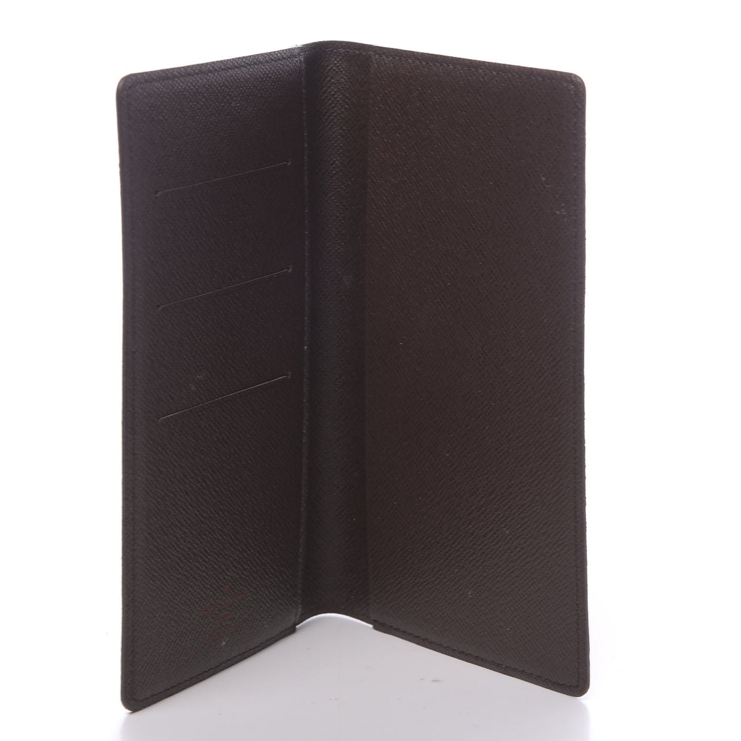 Damier Ebene Checkbook Cover Wallet