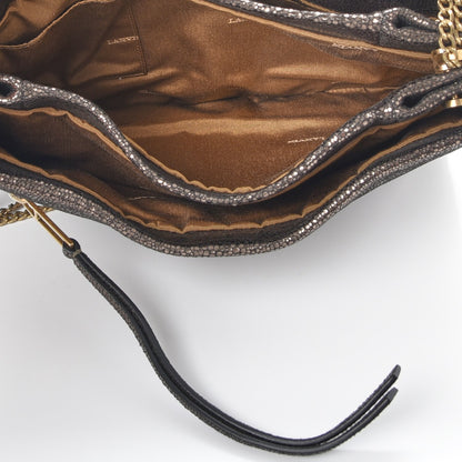 Lanvin Metallic Lambskin Medium Sugar Flap Shoulder Bag Bronze 6 of 8