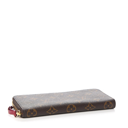 Louis Vuitton Monogram Clemence Wallet Fuchsia 3 of 6