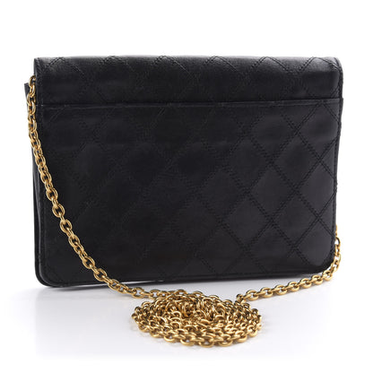 Chanel Lambskin Diamond Stitch Crossbody Black 3 of 10