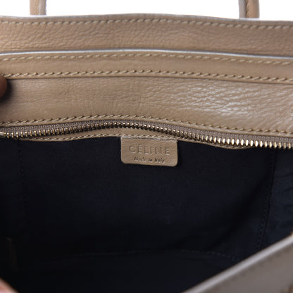 Celine Smooth Calfskin Nano Luggage Camel 8 of 14