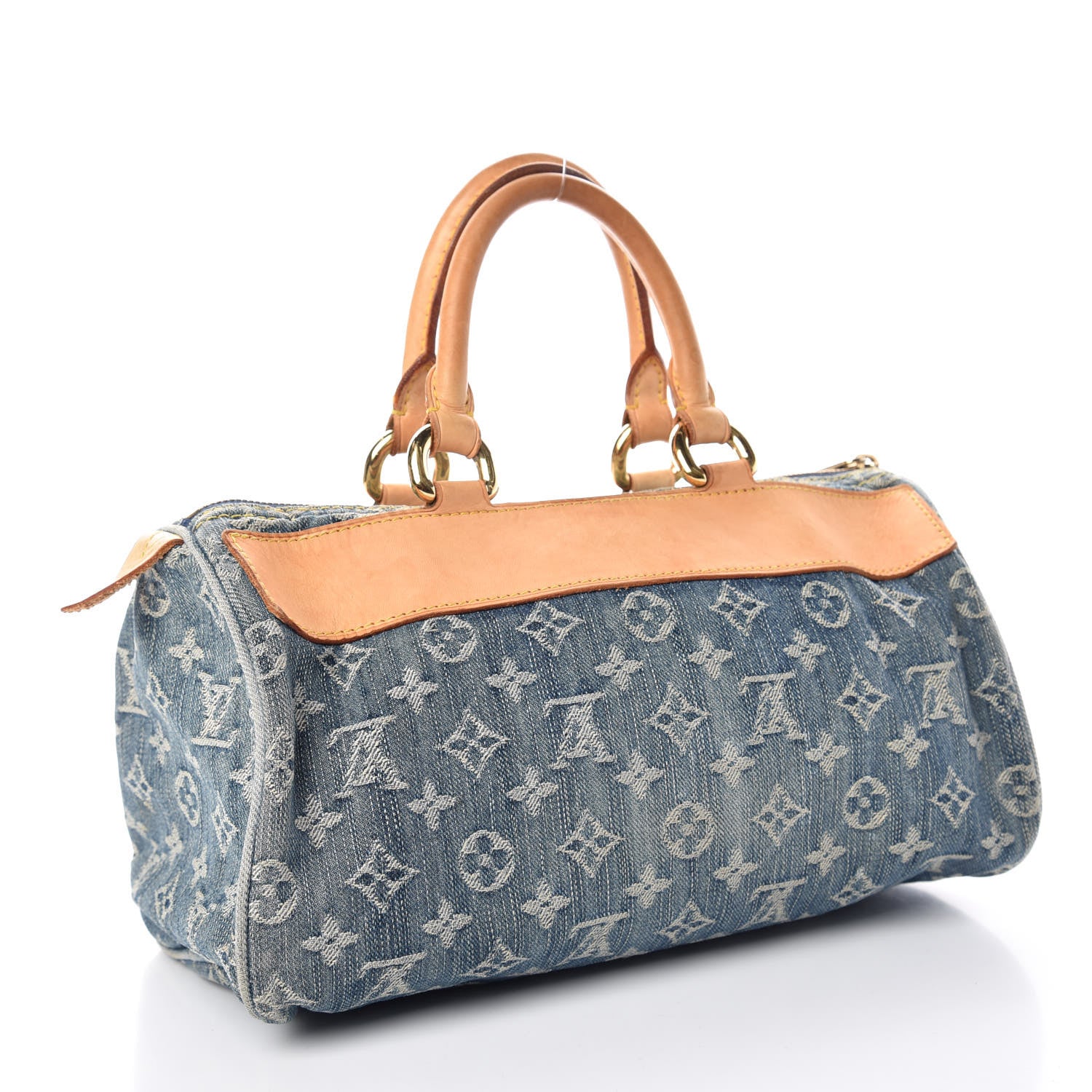 Louis Vuitton Monogram Denim Neo Speedy Blue 3 of 18