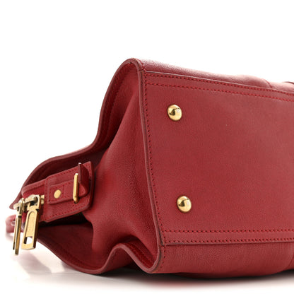 Saint Laurent Sheepskin Small Cabas ChYc  Red 8 of 13