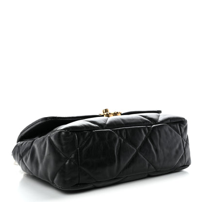 Chanel Goatskin Quilted Medium Chanel 19 Flap Black 4 of 10
