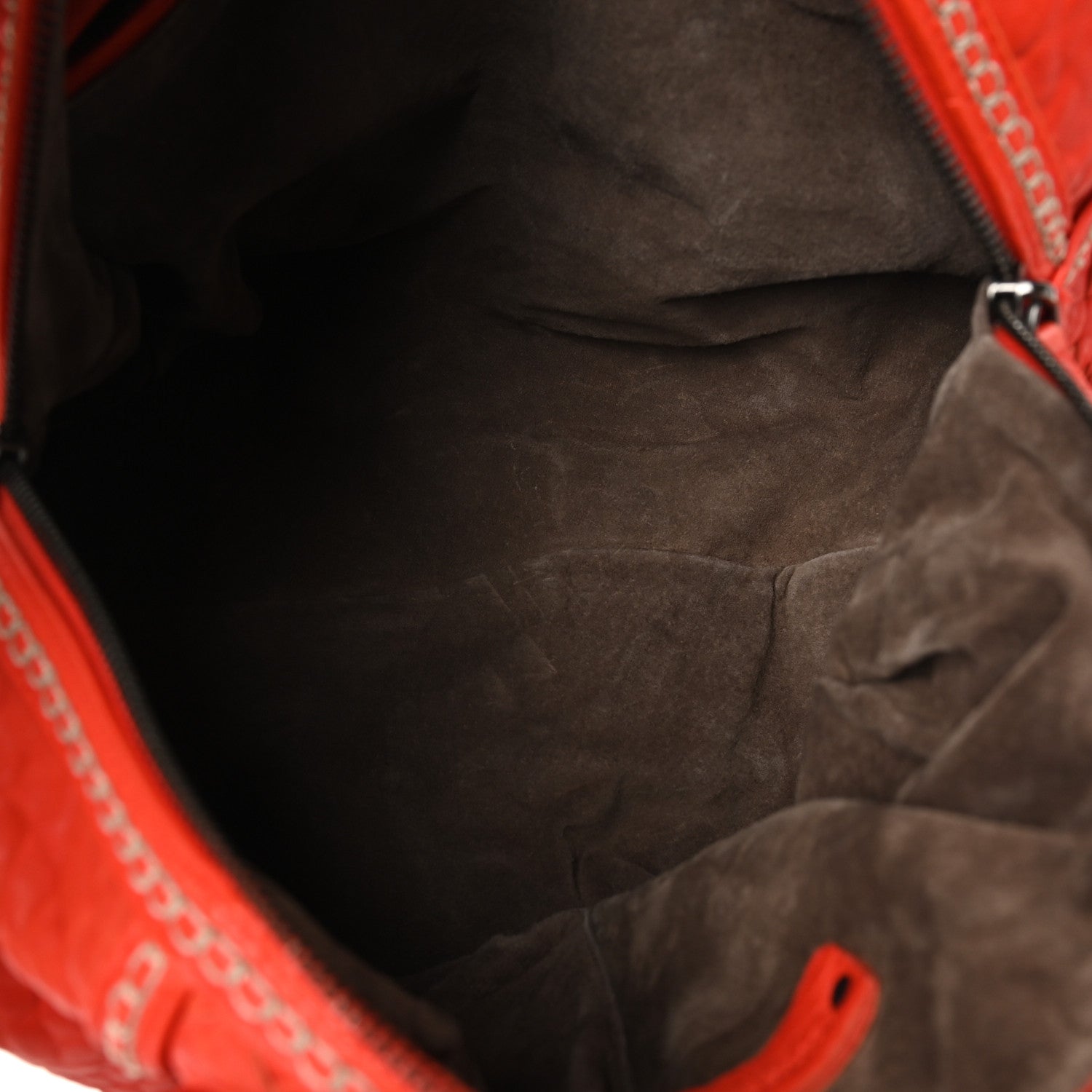 Bottega Veneta Pebbled Lambskin Top Handle Satchel Vesuvio 5 of 9