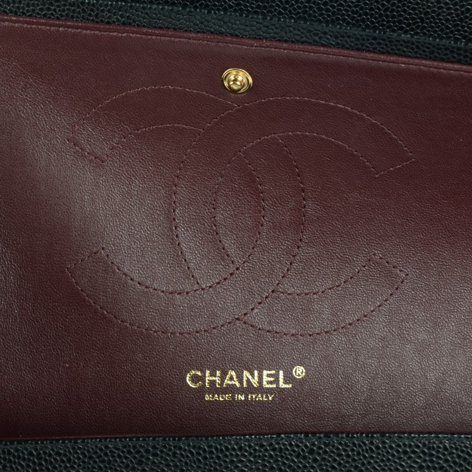 Chanel Caviar Quilted Jumbo Double Flap Black 6 of 9