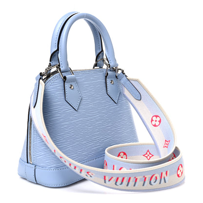 Louis Vuitton Epi Jacquard Alma BB Cloud Blue 3 of 9