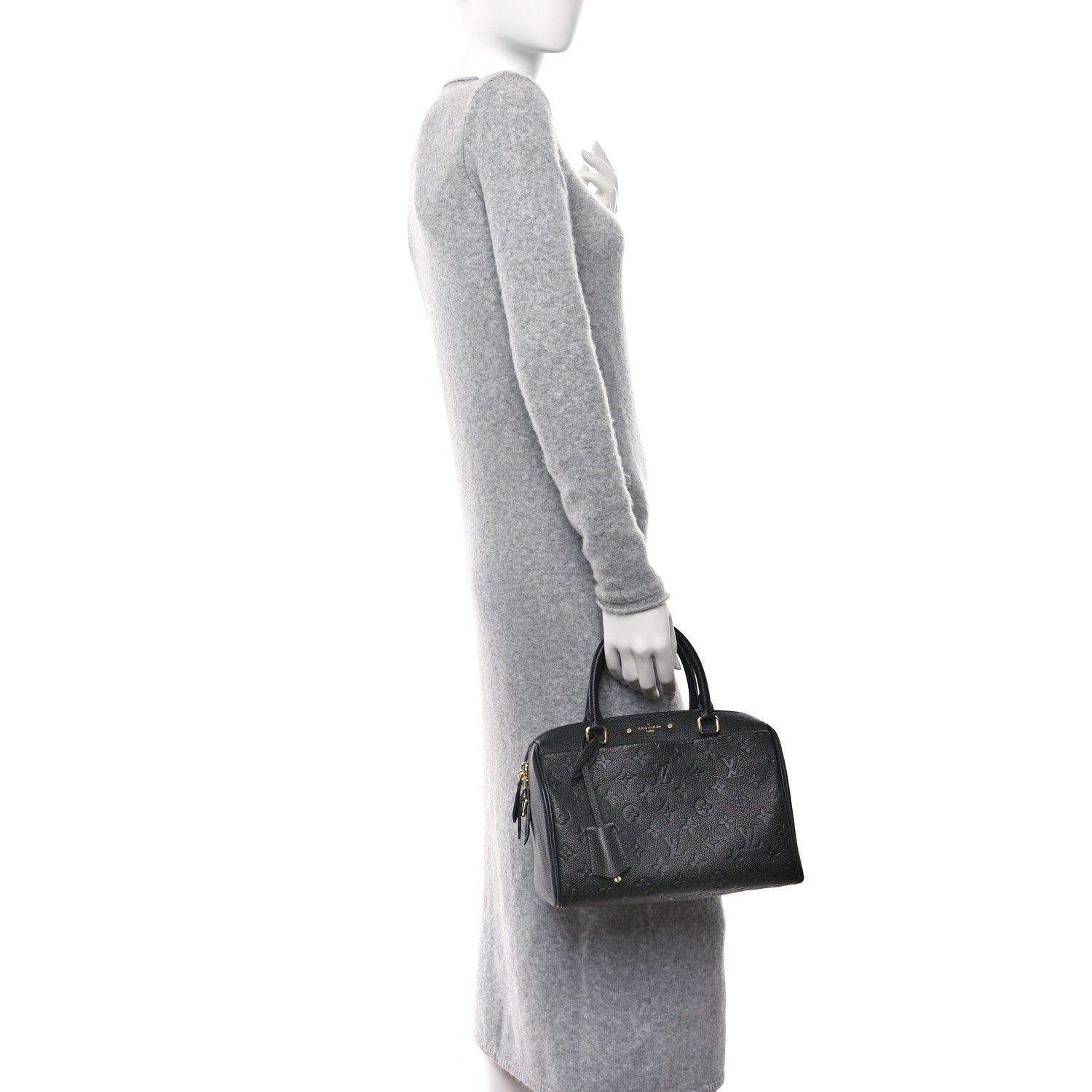 Louis Vuitton Empreinte Speedy Bandouliere 25 NM Black 2 of 10