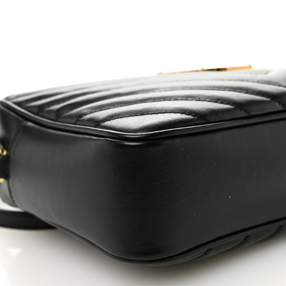 Saint Laurent Calfskin Matelasse Monogram Lou Camera Bag Black 9 of 10