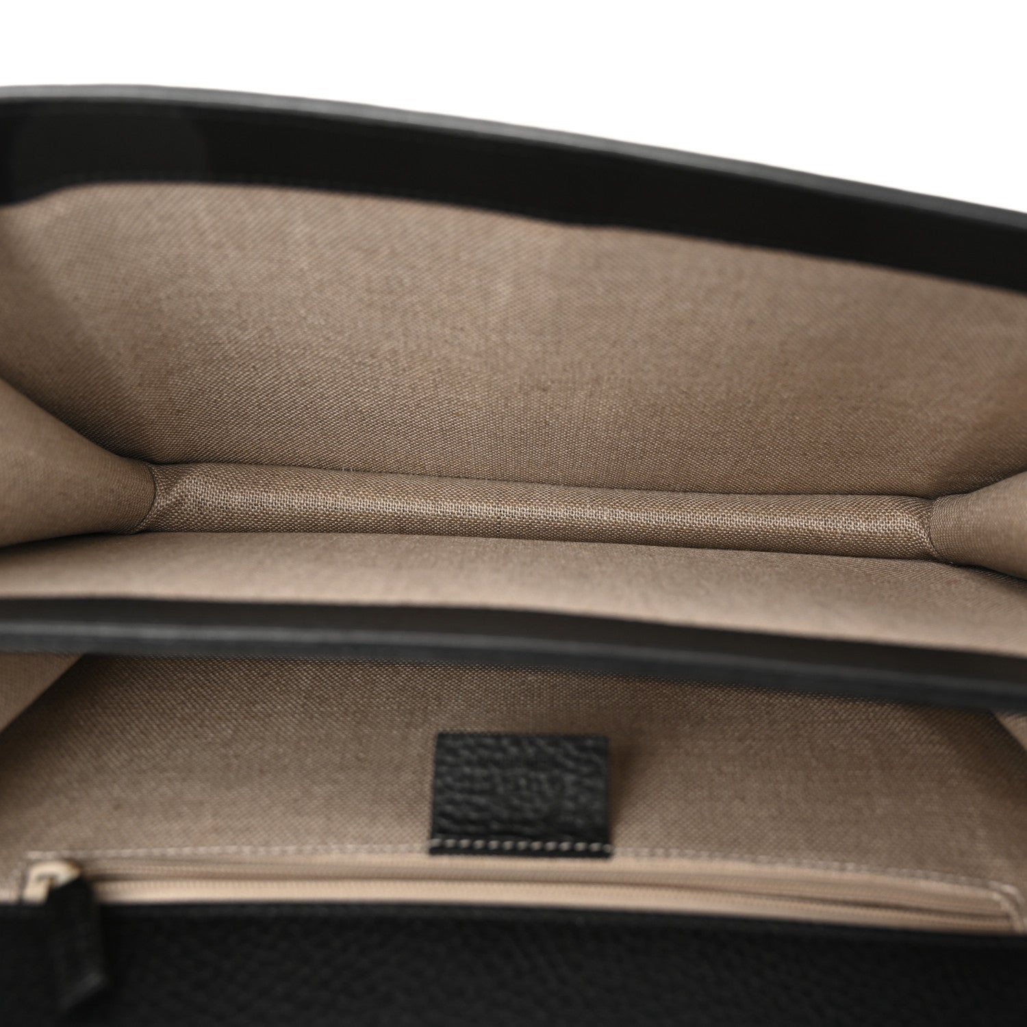 Gucci Dollar Calfskin Interlocking G Shoulder Bag Black 5 of 10