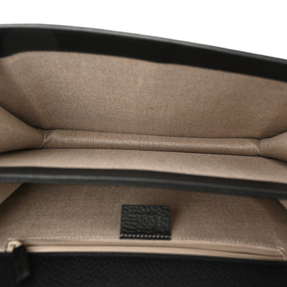 Gucci Dollar Calfskin Interlocking G Shoulder Bag Black 5 of 10