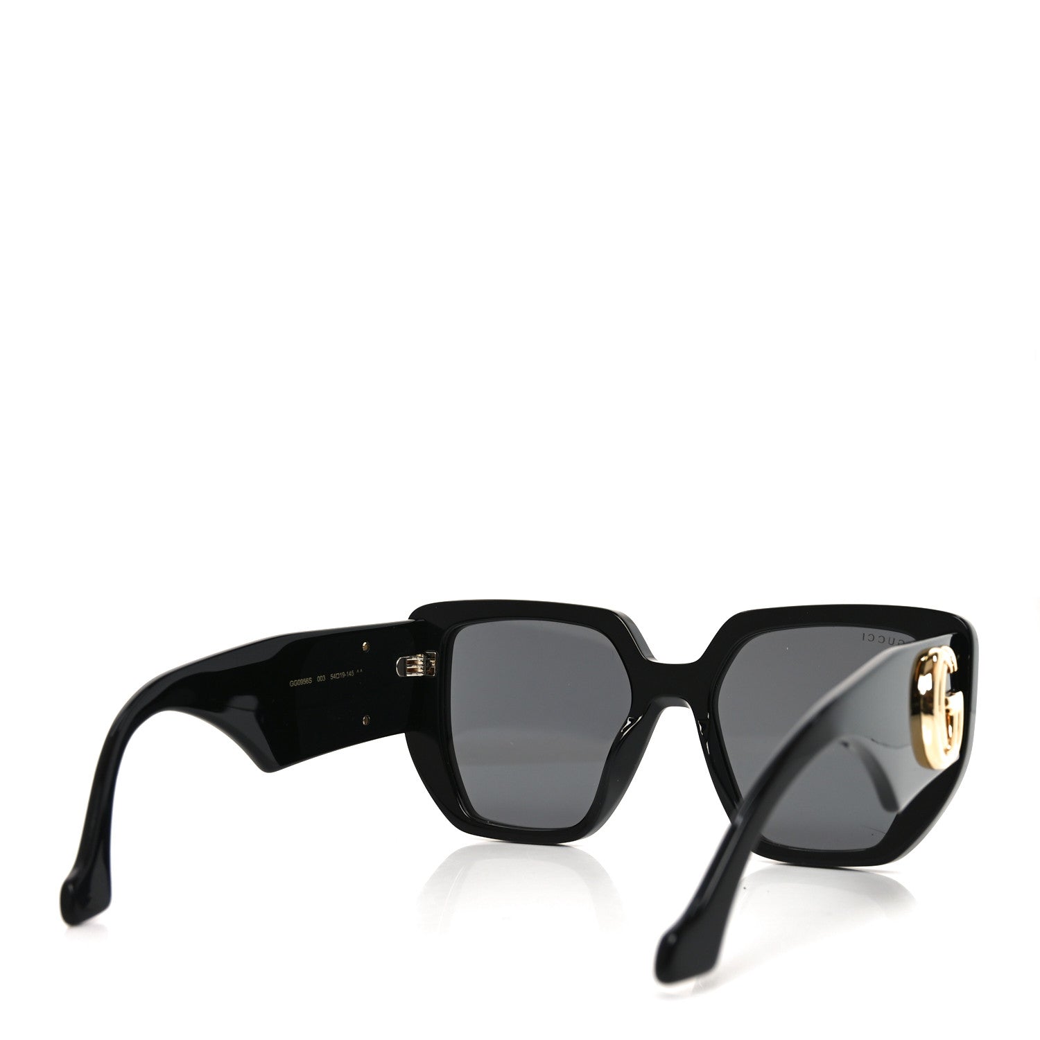 Gucci Acetate Square Frame Sunglasses GG0956S Black 4 of 7