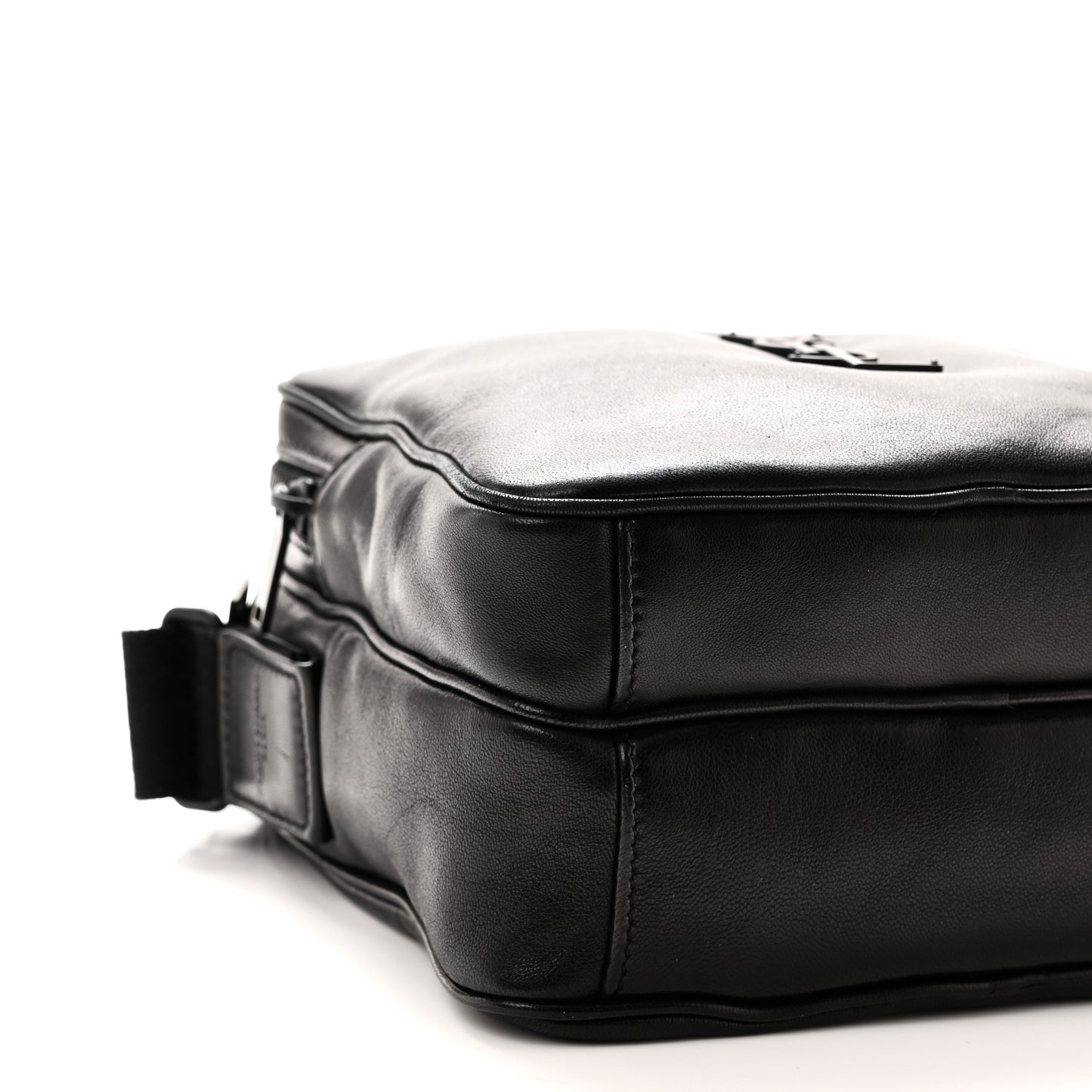 Lambskin Monogram Niki Cube Camera Bag Black