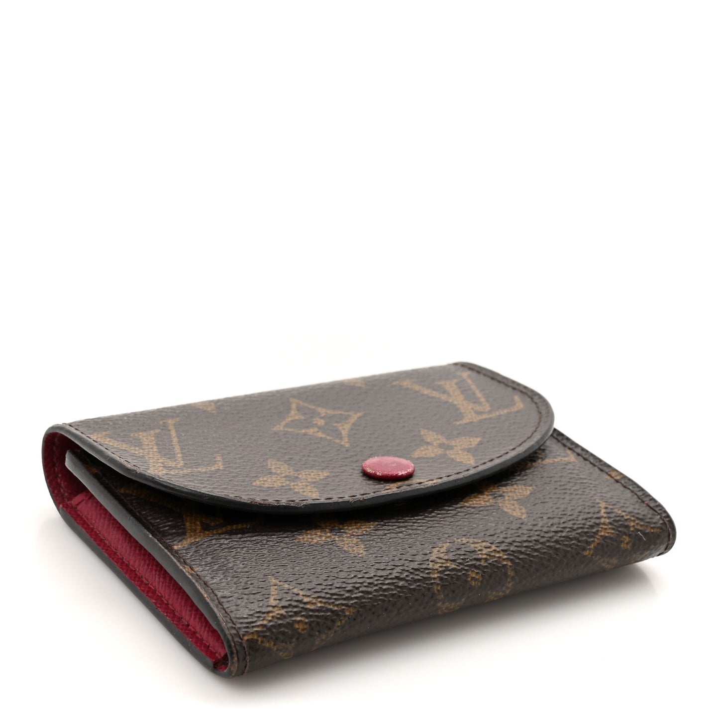 Monogram Rosalie Coin Purse Fuchsia