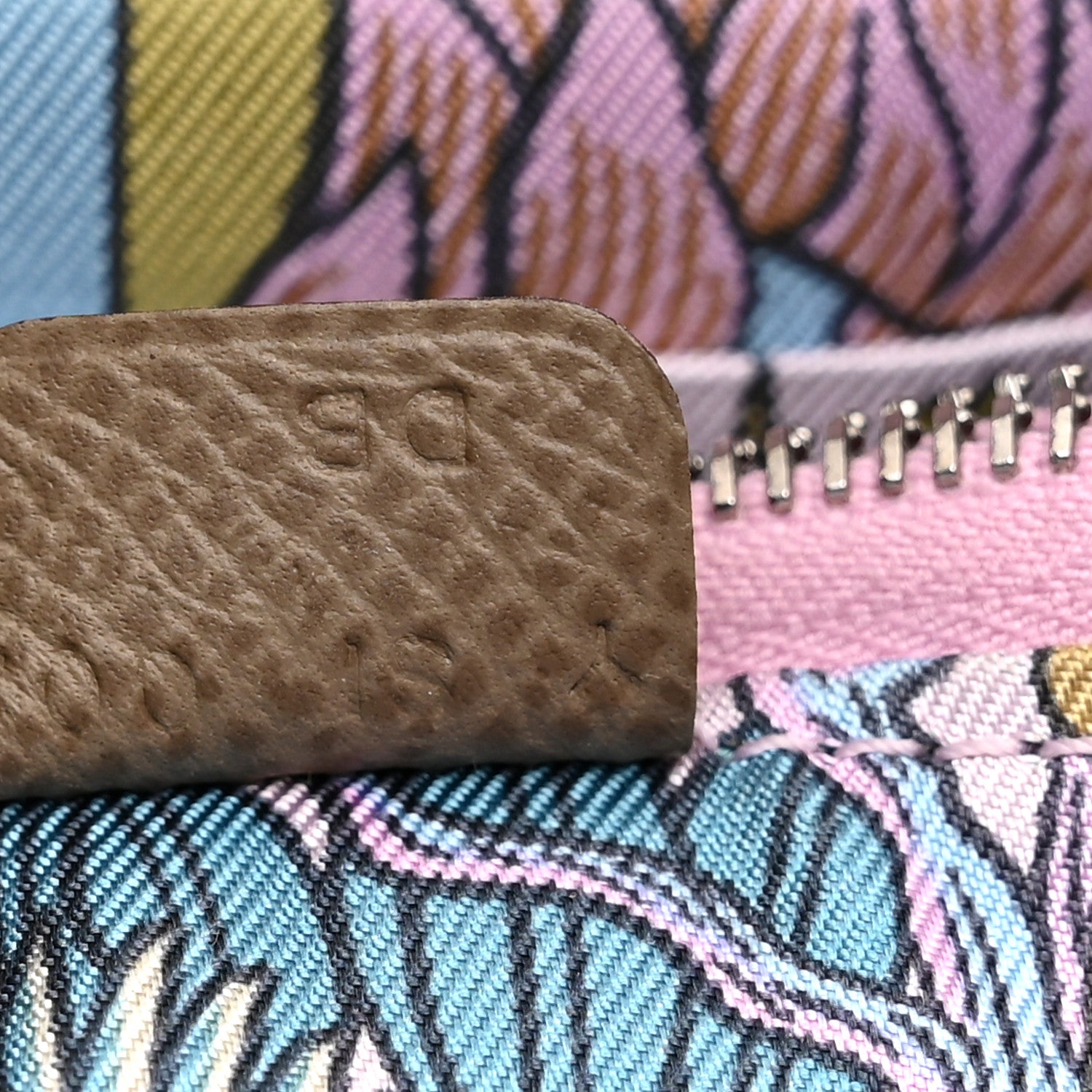 Hermes Epsom Silk'in Compact Wallet Etoupe 7 of 8