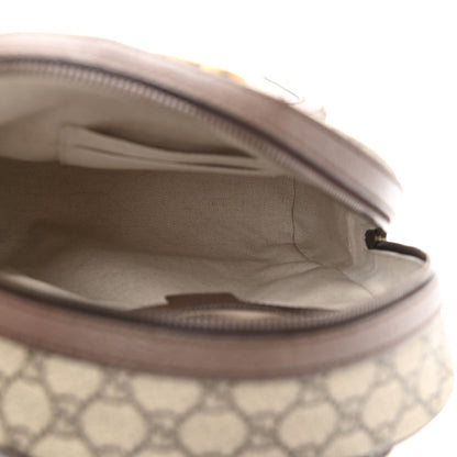 Gucci GG Supreme Monogram Calfskin Web Small Ophidia Day Backpack Beige Ebony New Acero 5 of 10