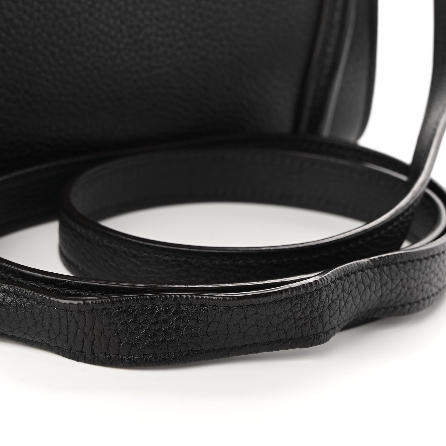 Celine Drummed Calfskin Nano Luggage Black 9 of 9