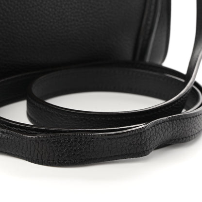 Celine Drummed Calfskin Nano Luggage Black 9 of 9