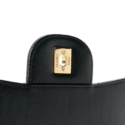 Chanel Caviar Quilted Maxi Double Flap Black 7 of 12