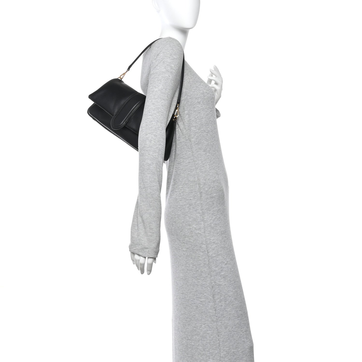 Jacquemus Padded Lambskin Le Bambimou Black 2 of 10