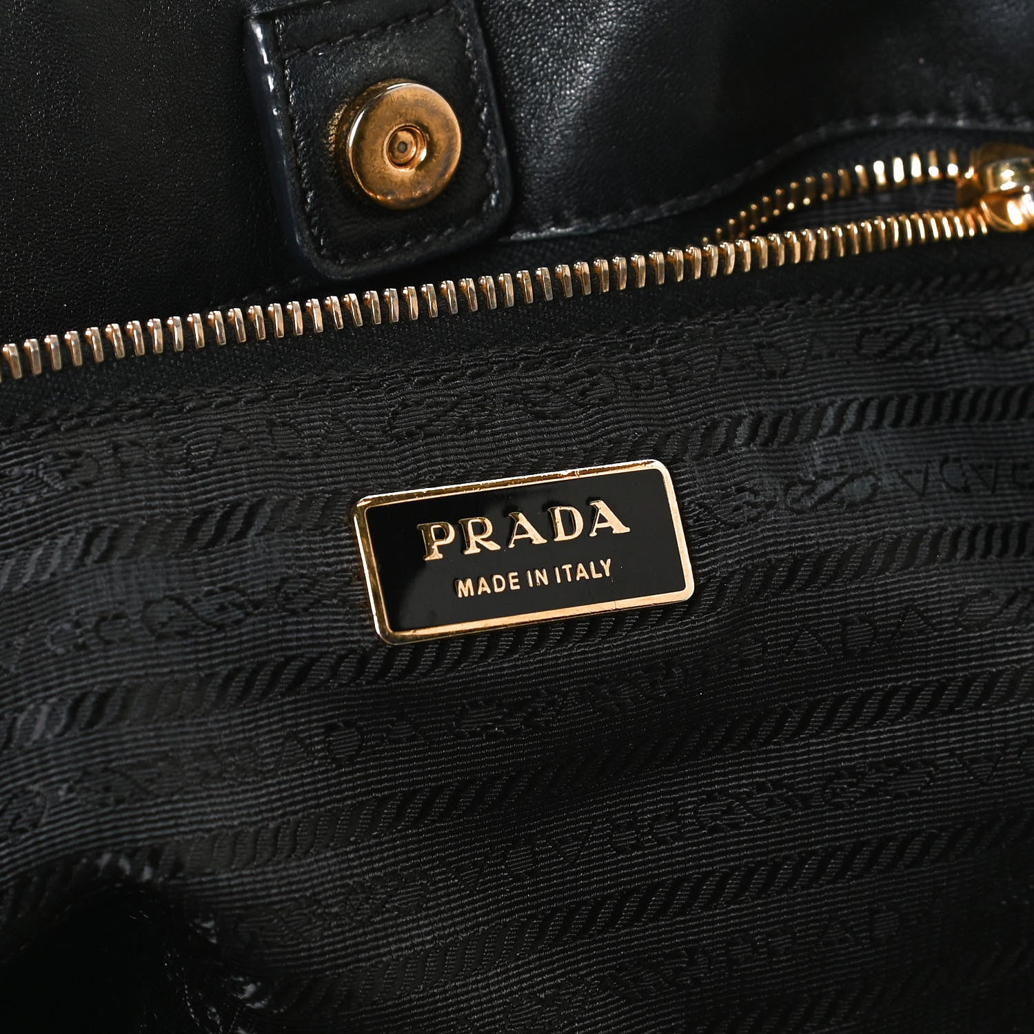Prada Vernice Bow Tote Black 6 of 11
