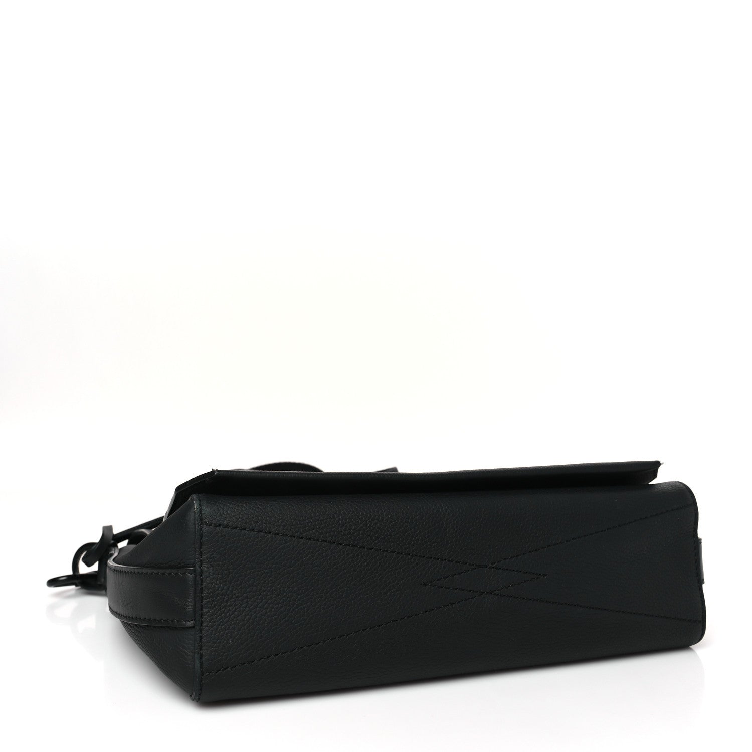 Louis Vuitton Calfskin Aerogram Messenger Black 4 of 9