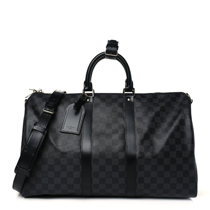 Louis Vuitton Damier Graphite Keepall Bandouliere 45 1 of 9