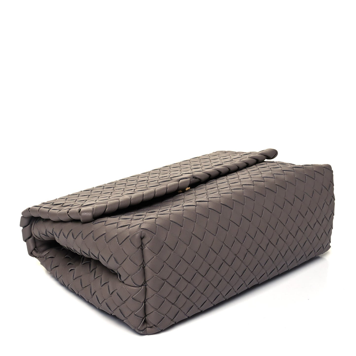 Nappa Intrecciato Medium Olimpia Bag Steel