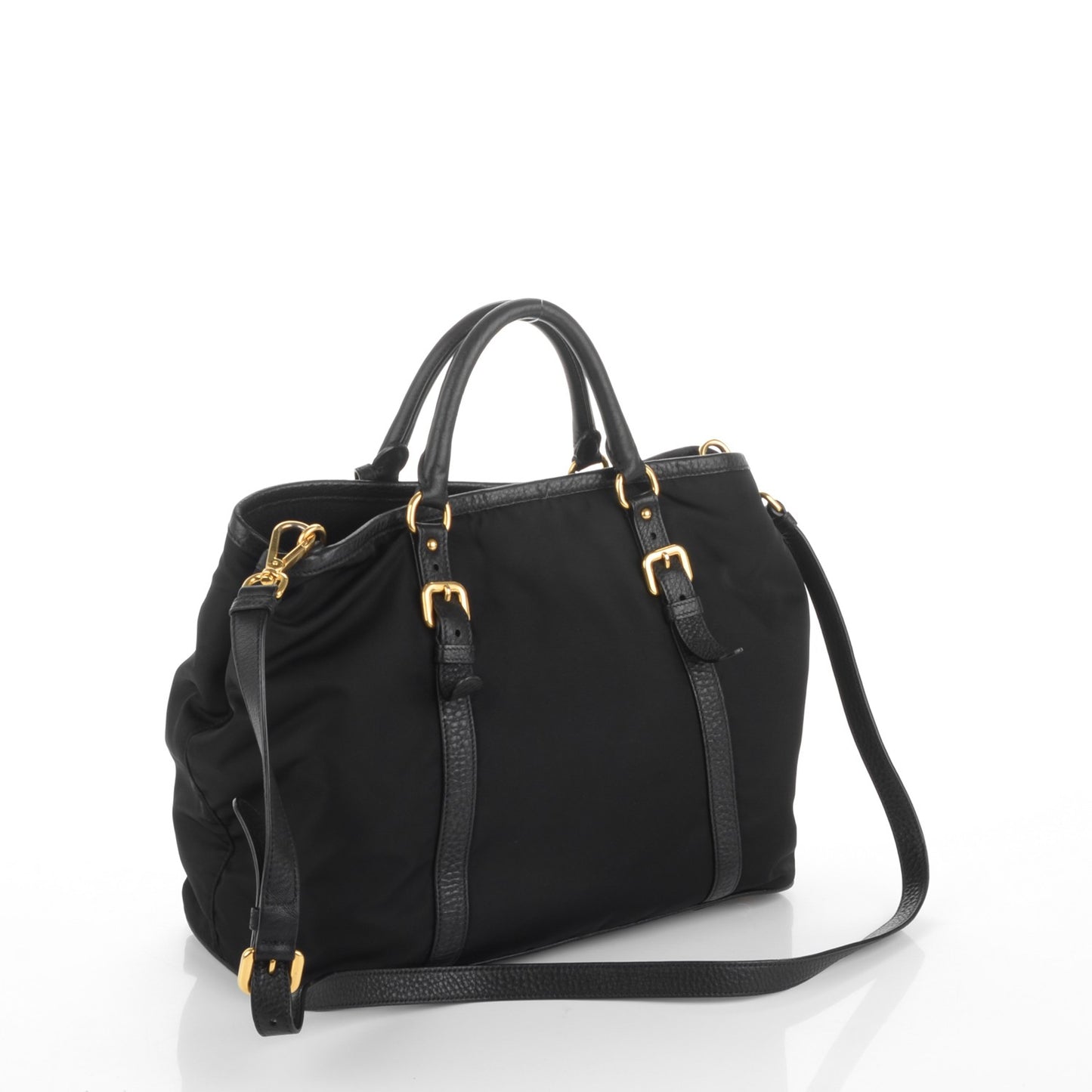 Tessuto Nylon Tote Nero Black