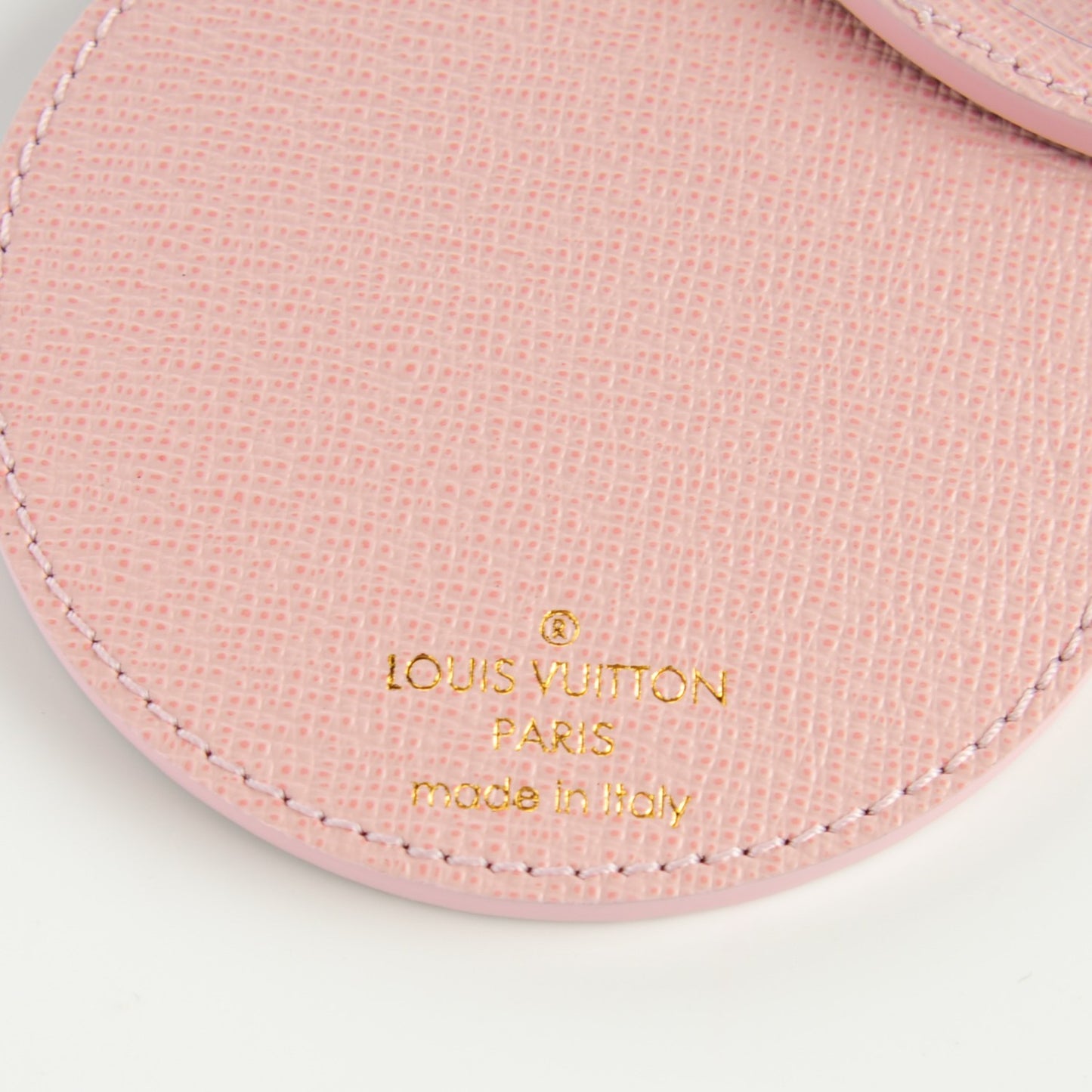 Monogram LV Mirror Key Holder Rose Ballerine