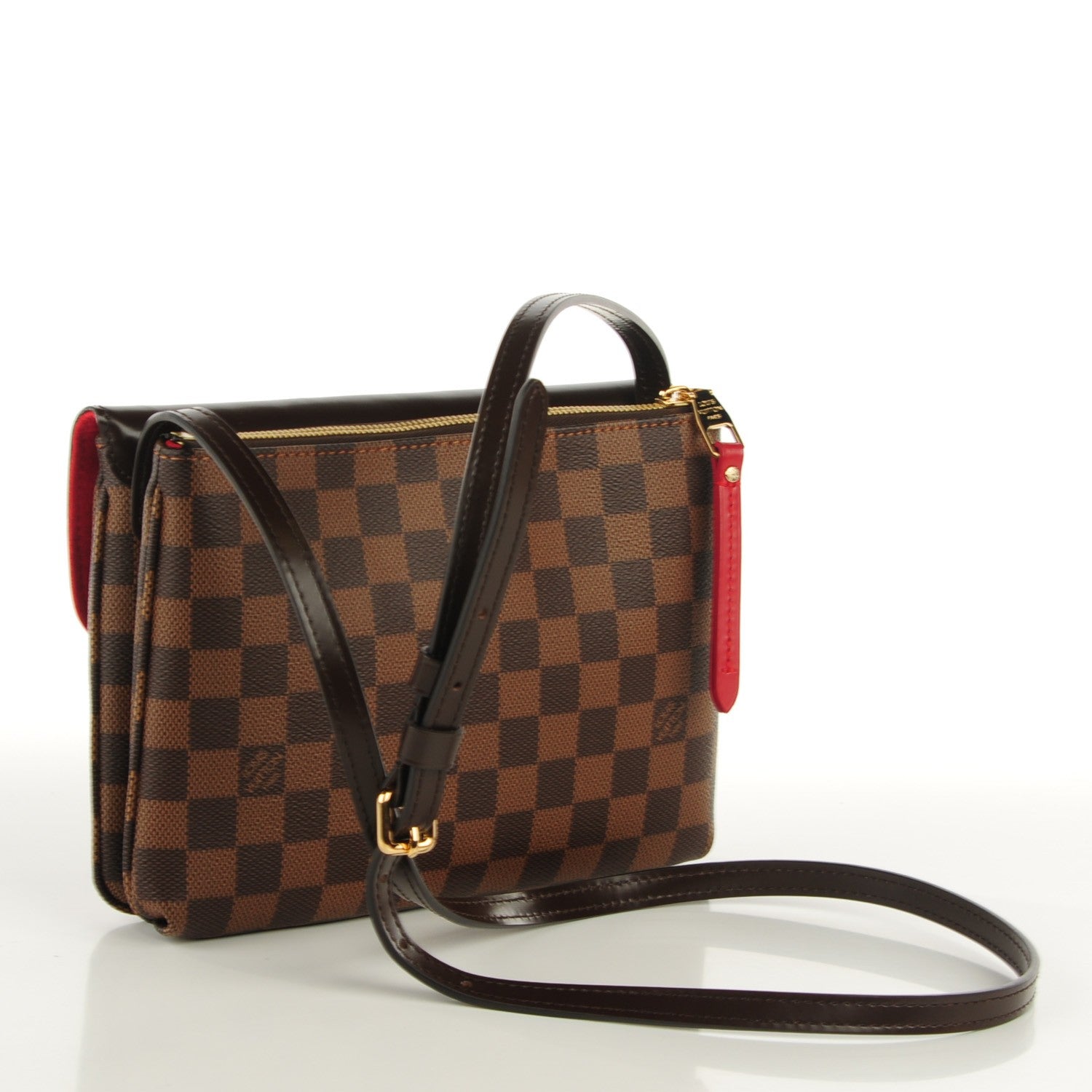 Louis Vuitton Damier Ebene Twice Cherry 3 of 8