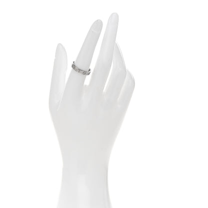 Cartier 18K White Gold 3.5mm LOVE Wedding Band Ring 54 6.75 2 of 4