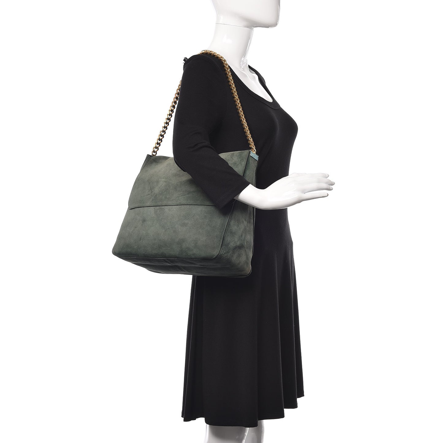 Suede Medium Gourmette Emerald