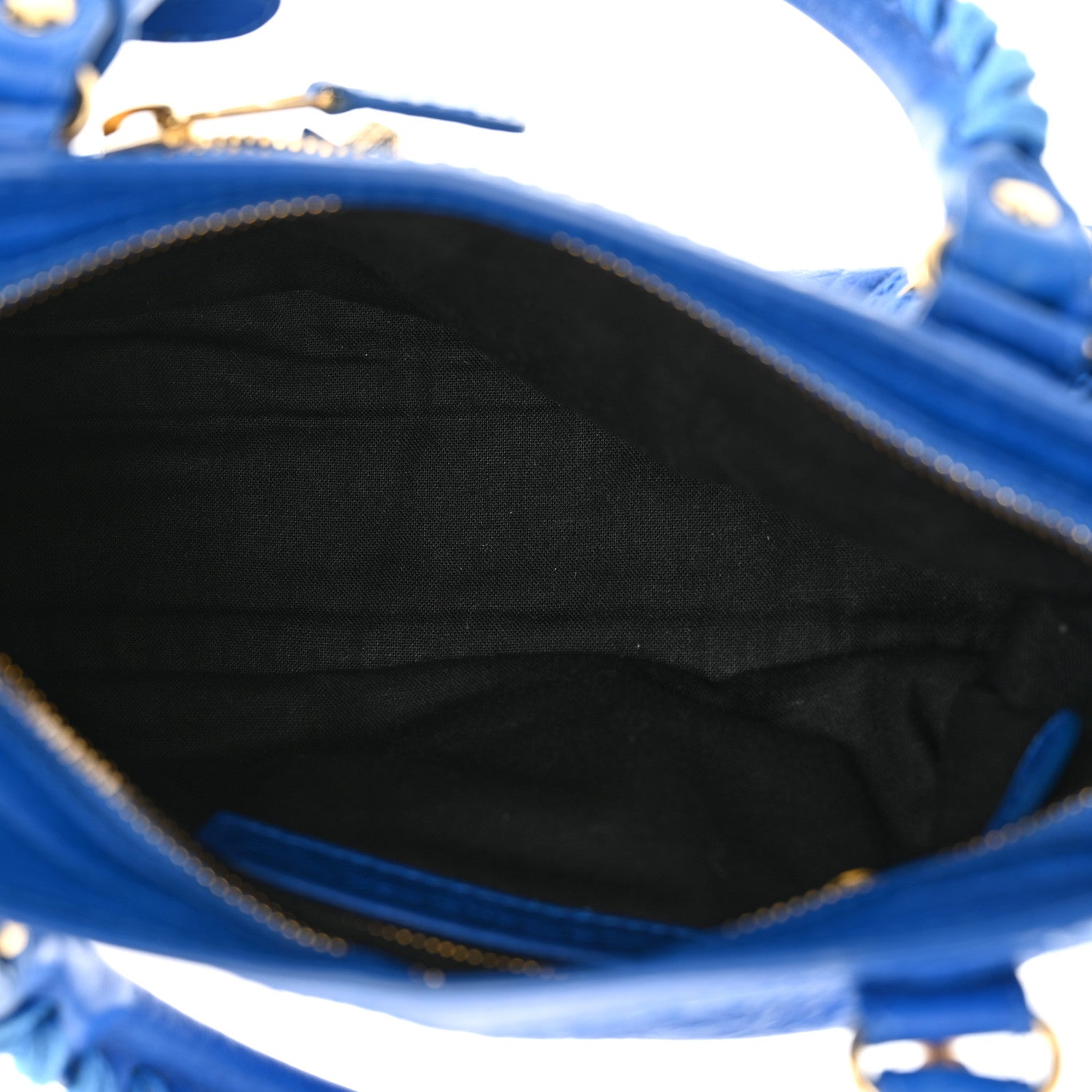 Balenciaga Agneau Giant 12 Gold Hardware Mini City Bleu Lazuli 6 of 16