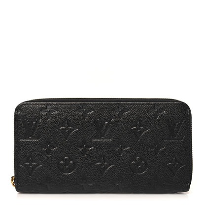 Louis Vuitton Empreinte Zippy Wallet Black 1 of 7