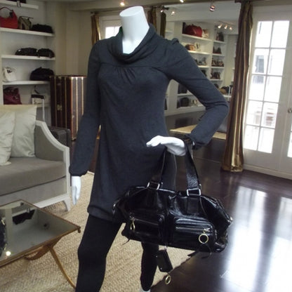 Chloe Crinkled Patent Betty Shoulder Bag Black 2 of 10