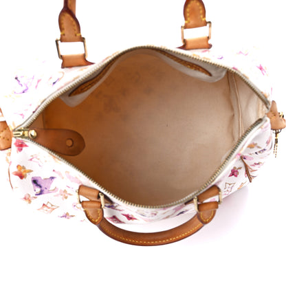 Louis Vuitton Watercolor Aquarelle Speedy 30 White 5 of 12