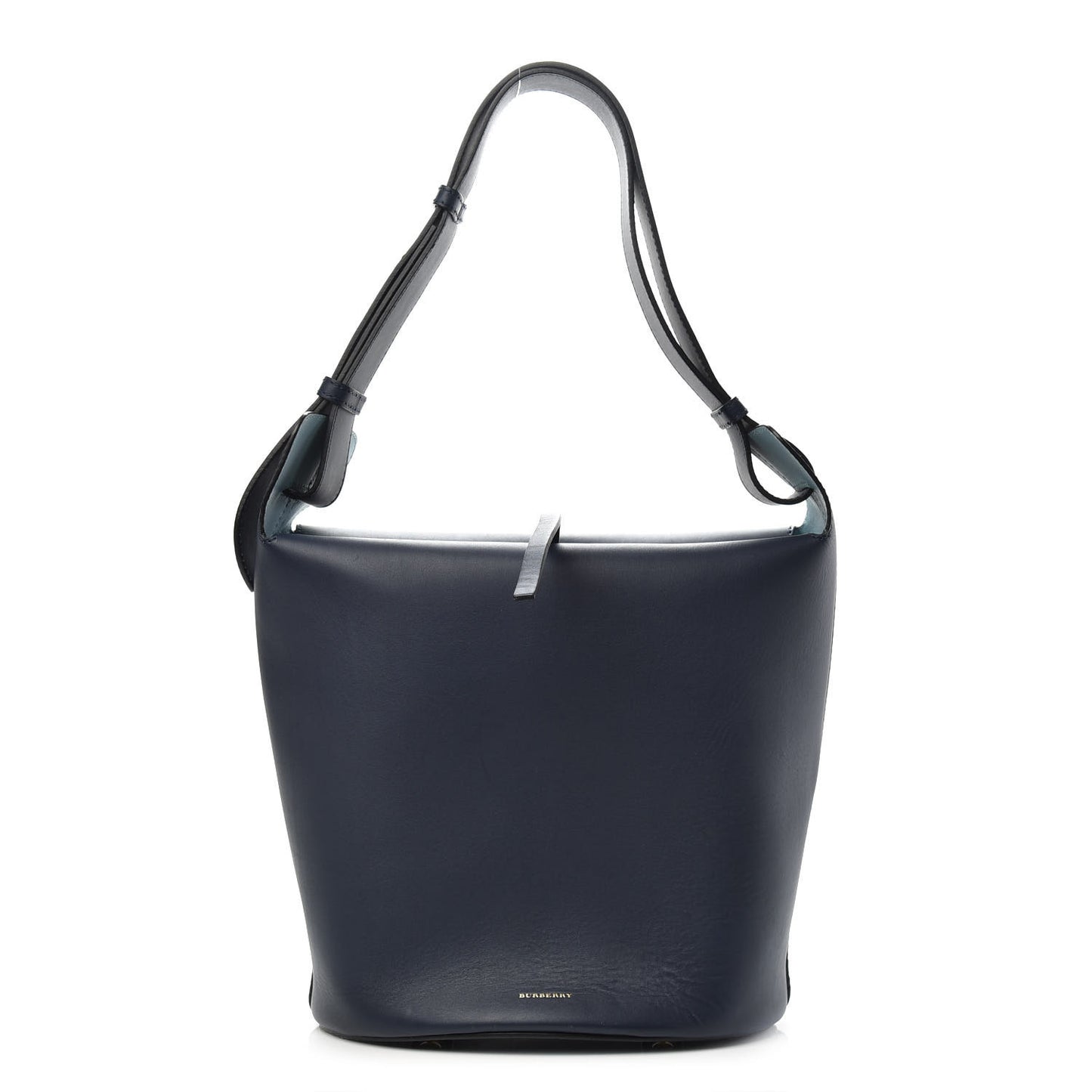 Supple Calfskin Medium Bucket Mid Indigo