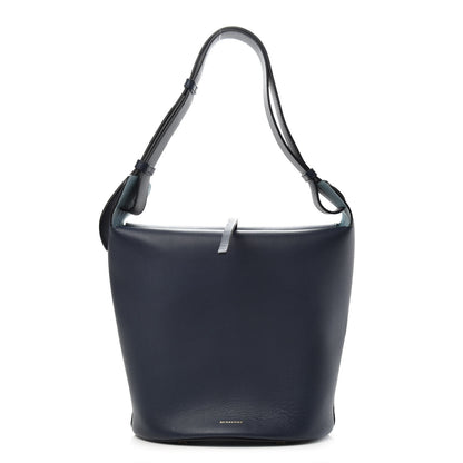 Burberry Supple Calfskin Medium Bucket Mid Indigo 1 of 15