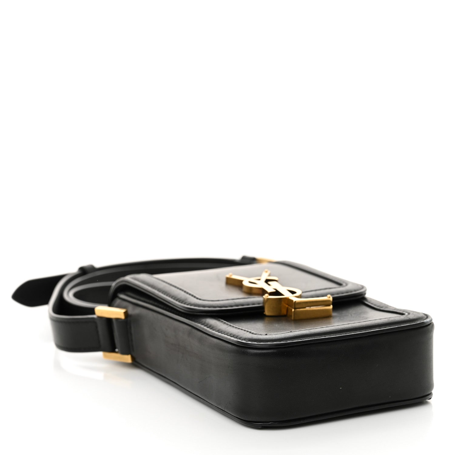 Saint Laurent Smooth Calfskin Mini Solferino Satchel Black 4 of 15