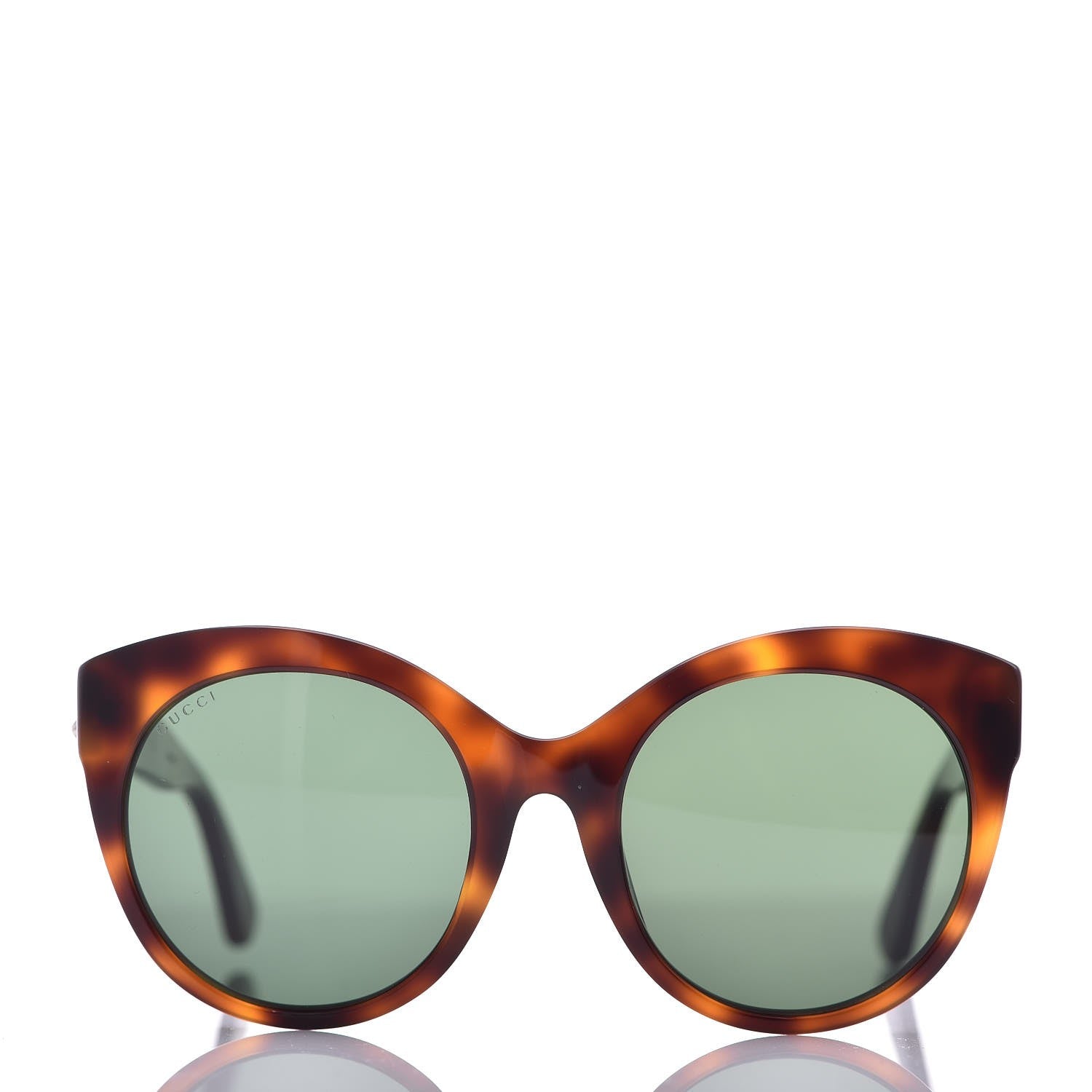 Gucci Round GG Sunglasses GG0028SA Tortoise 2 of 8