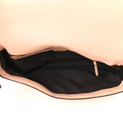 Fendi Nappa FF 1974 Embossed Baguette Rosa Quarzo 5 of 12