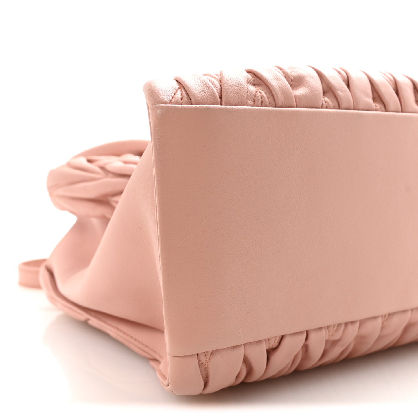Nappa Matelasse Bauletto Top Handle Bowler Orchidea