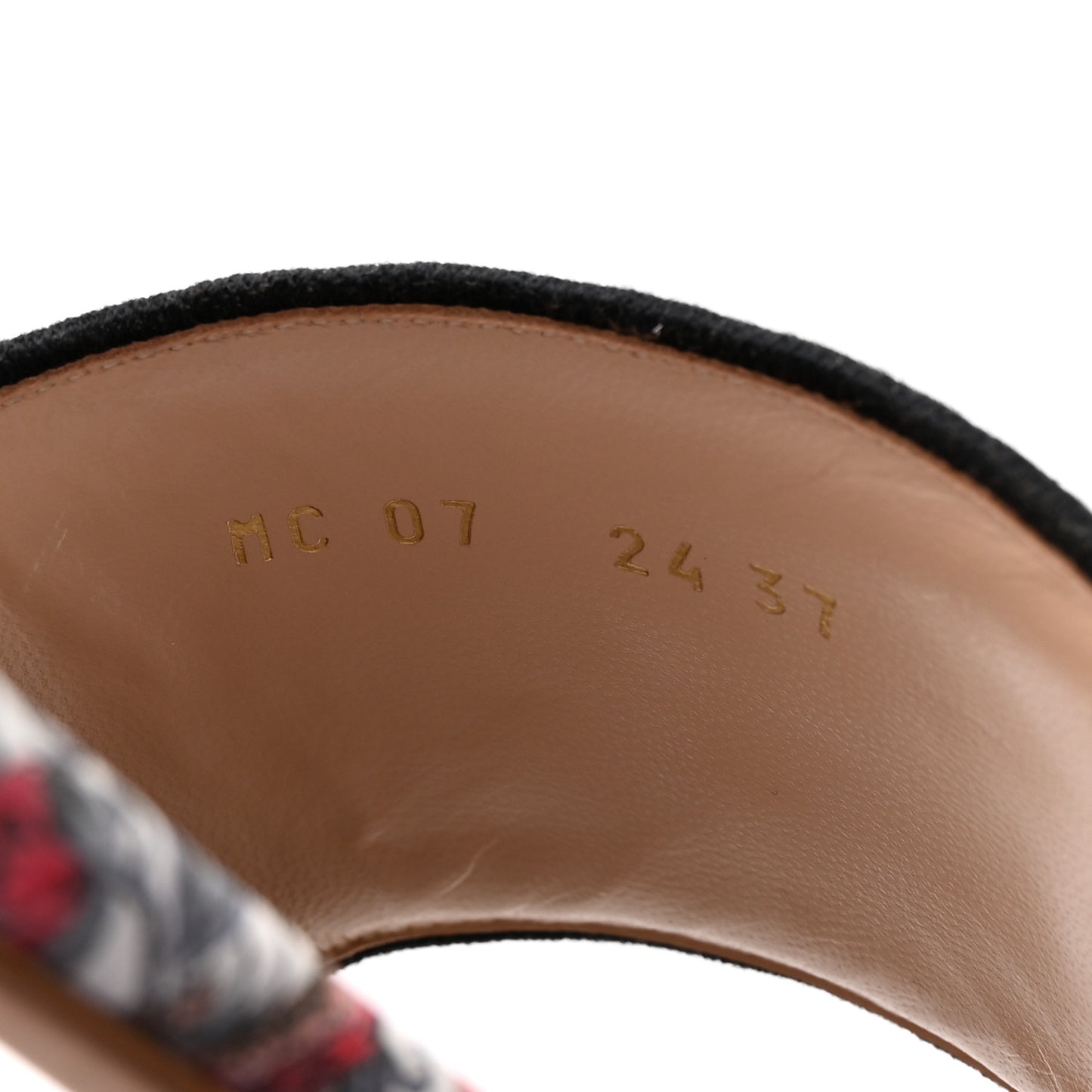 Canvas Embroidered Dioramour Dway Mules Slide Sandals 37 Multicolor