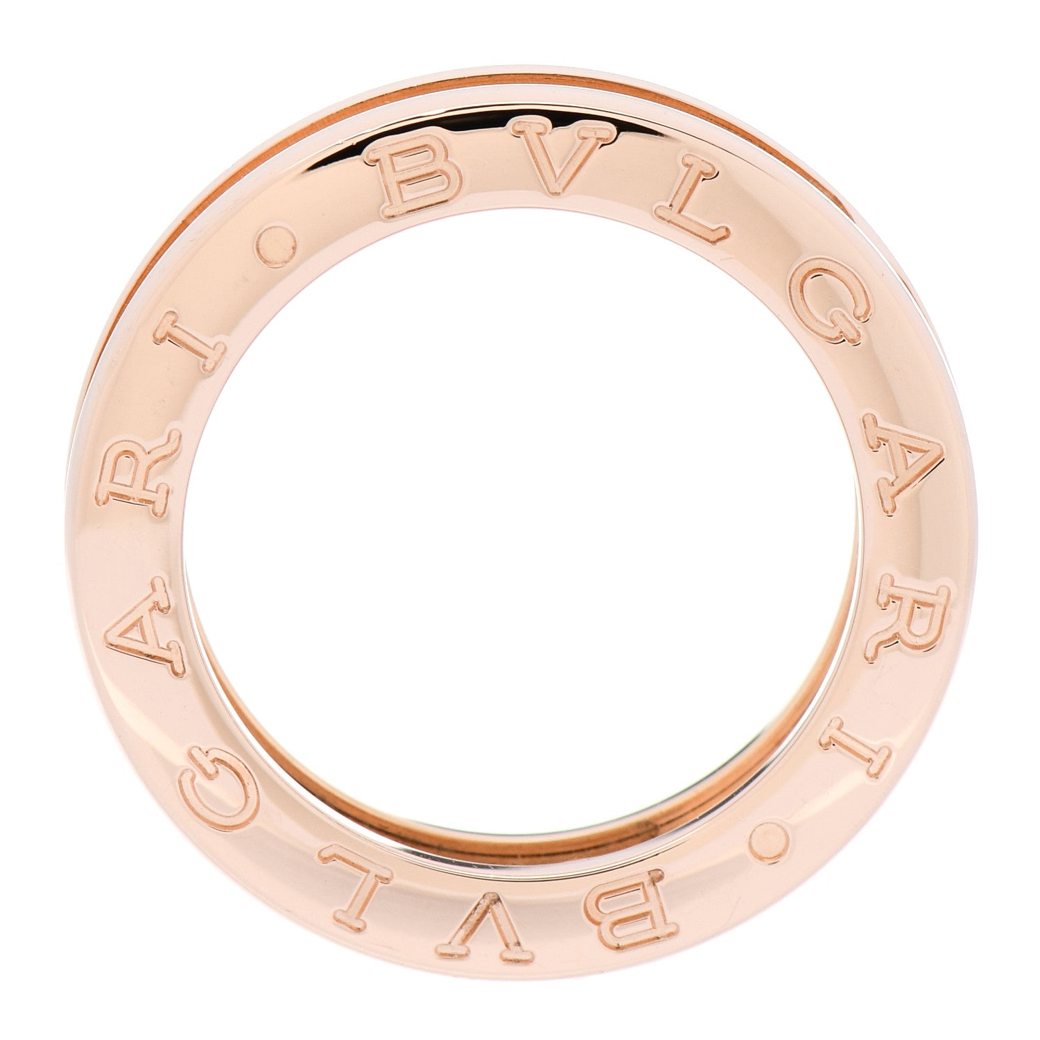 Bulgari 18K Rose Gold B.Zero1 One-Band Ring 50 5.25 4 of 5