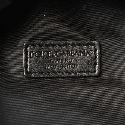 Dolce & Gabbana Nylon Logo Childrens Backpack Black 6 of 9