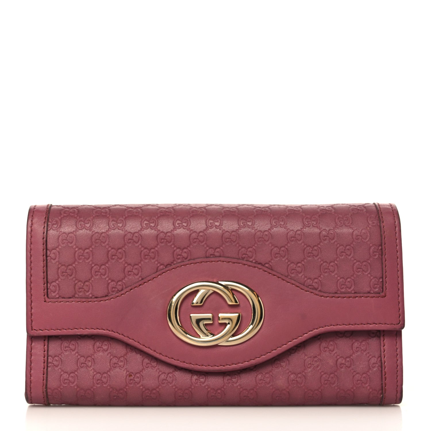 Gucci Microguccissima Sukey Continental Wallet Vintage Rose 1 of 7