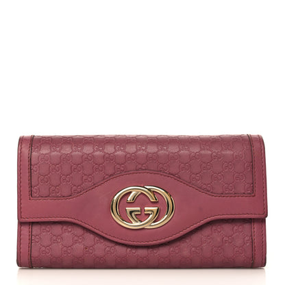 Gucci Microguccissima Sukey Continental Wallet Vintage Rose 1 of 7